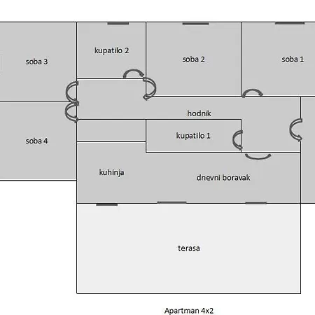 Stefanic 4/2 Apartman